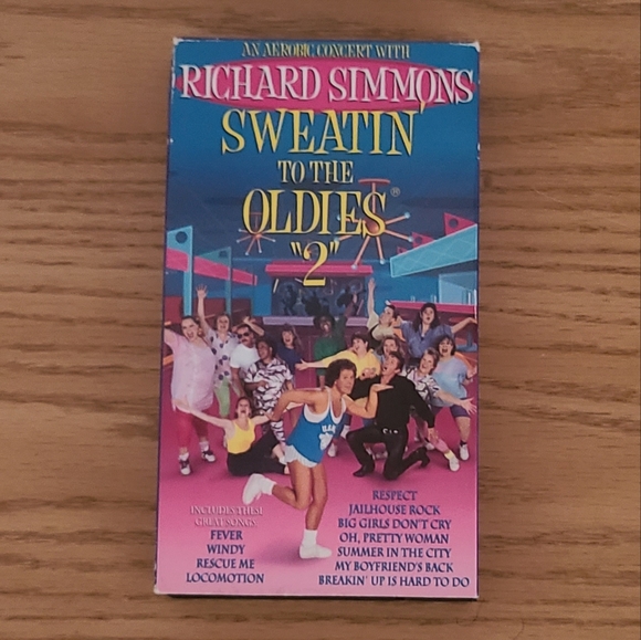 Richard Simmons Sweating to the Oldies 1 & 2 VHS - Picture 5 of 7